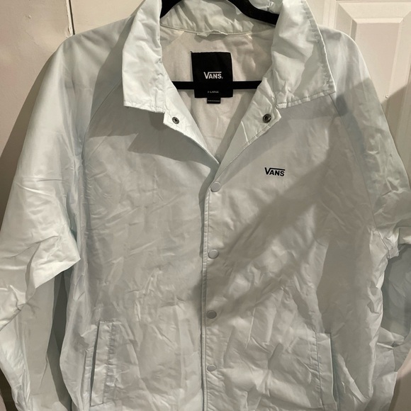 Vans Light Blue Snap-Front Jacket - Picture 1 of 6